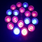 Preview: LED Grow Pflanzen Lampe Leuchte 54W Rot Blau 4 Band E27