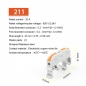 Preview: Quick Wire Connector Din Rail Universal Compact Electric Cable Wiring
