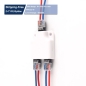 Preview: Draht Stecker Set Splitter Terminal Box mit Stecker für Audio Auto Moto Beleuchtung System 22-18AWG Led Strip Streifen Kabel