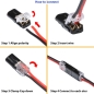 Mobile Preview: 2 Pin Pluggable Wire Connector Quick Splice Crimp Terminal for 22~20AWG Cable