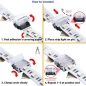 Preview: 6 Pin LED Strip zu Strip an Kabel Verbinder Stecker