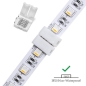 Preview: 5 PIN quick connector Snap SN for 12mm LED Strip to Strip RGBW RGB+WW Clip