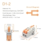 Preview: Mini Quick Kabel Verbinder D-Serie D1-2
