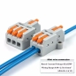 Preview: Mini Kabelverbinder Schnellverbinder 1PIN zu 3 POL Splitter