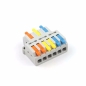 Preview: D3-6 Mini Quick Kabelverbinder Schnellverbinder 3 PIN zu 6 Polig