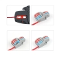 Preview: Kabelverbinder 2 Pin zu 4 PIN Elektro Kabel Schnellverbinder Verteiler Splitter Hebelverschluß
