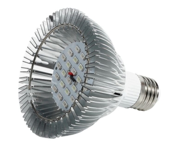 LED Pflanzenlampe Wachstumslampe 24 Watt Vollspektrum seitlich