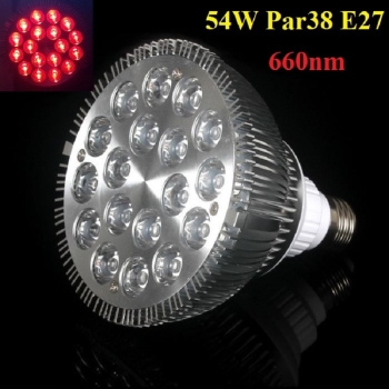 54W LED Lamp Red 660nm to 680nm Spectrum