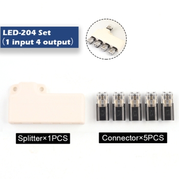 Draht Stecker Set Splitter Terminal Box mit Stecker für Audio Auto Moto Beleuchtung System 22-18AWG Led Strip Streifen Kabel