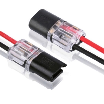 2 pin Spleiss Crimp Verbinder Stecker Anschluss elektrische Kabel