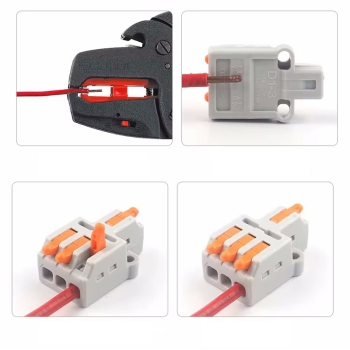 Mini Kabelverbinder Schnellverbinder D1-3 Serie 1PIN zu 3 POL Splitter