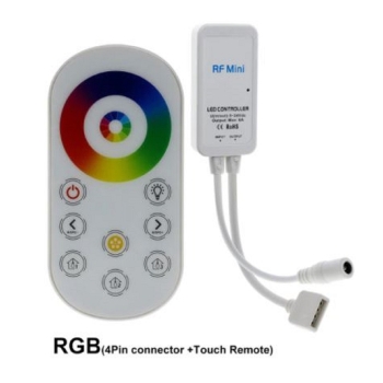 mini rf rgb controller mit fernbedienung touch für dueal doppel farben streifen strip