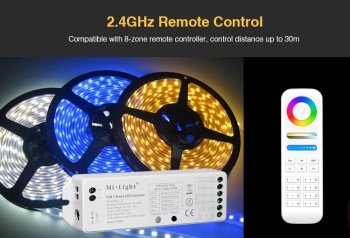 LED LS2 5in1 2.4G RGB+CCT Strip Controller