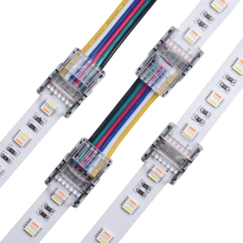 LED Schnell Verbinder Strip zu Strip Streifen an Kabel Schnellverbinder