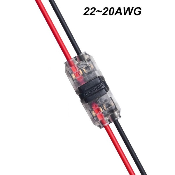 2 PIN Kabel Schnellverbinder Spleiß Crimp Anschluss 2 polig