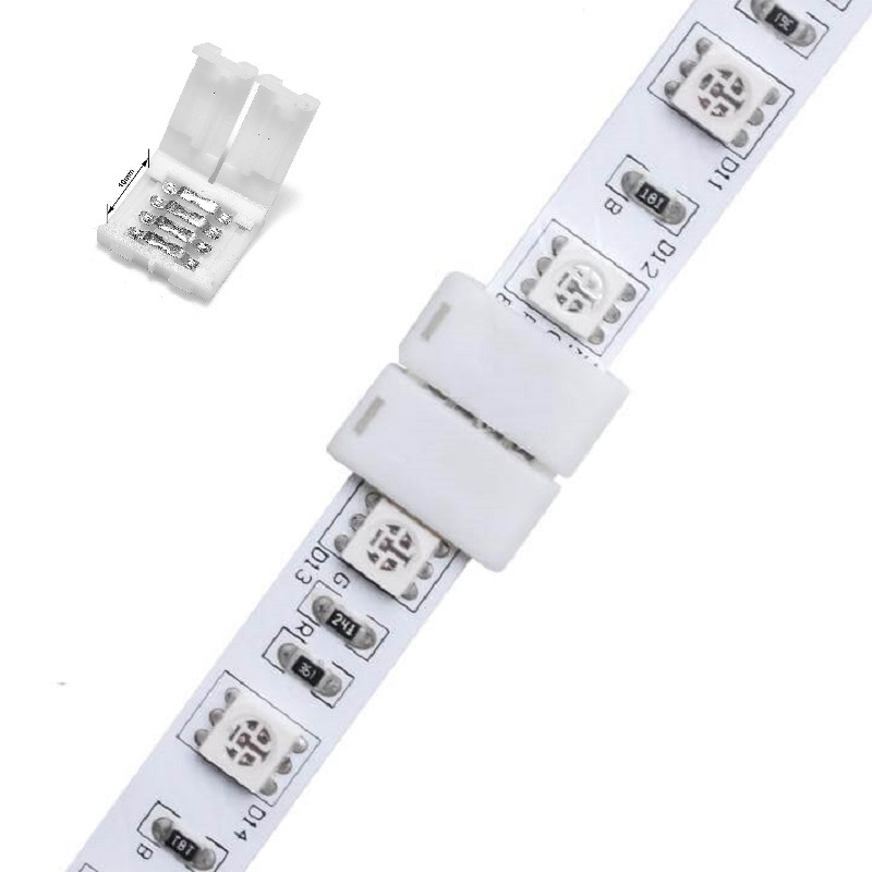 LED Strip Verbinder Stecker für 10mm LED RGB SStreifen Steckverbinder