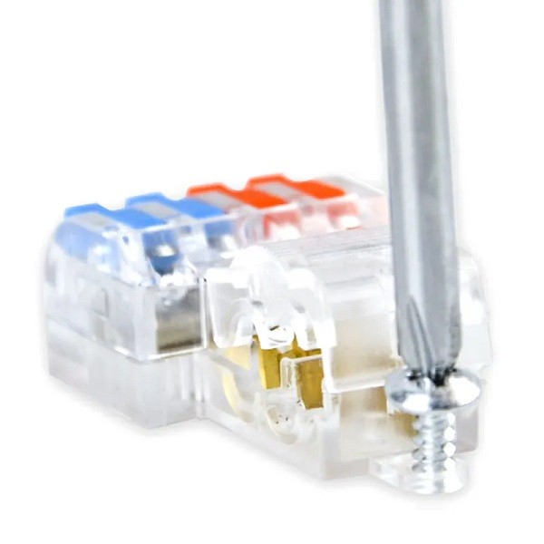T-Typ 2 PIN Kabel Splitter Verbinder mit Befestigungsloch