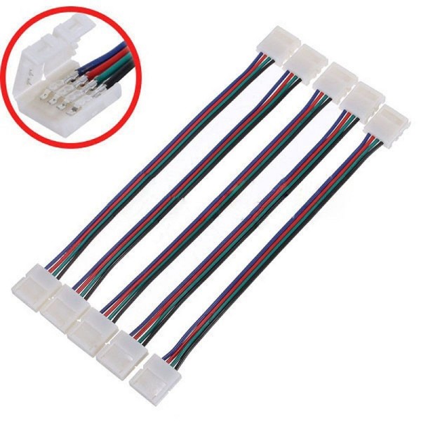 use 4 PIN RGB LED Stripe Connector