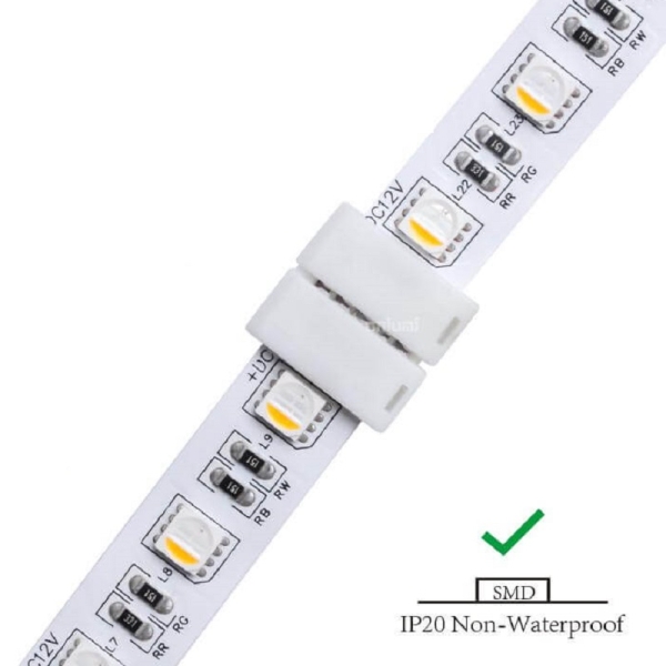 5 PIN quick connector Snap SN for 12mm LED Strip to Strip RGBW RGB+WW Clip