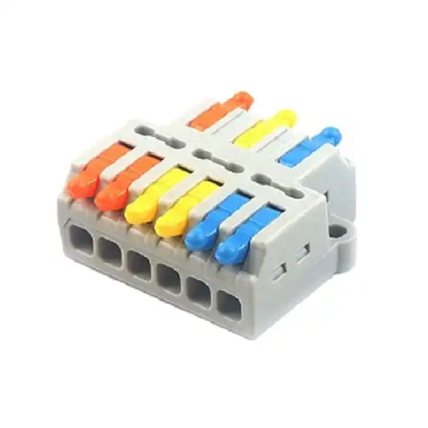 D3-6 Mini Quick Stromlabel Verbinder Schnellverbinder 3 PIN zu 6 Polig